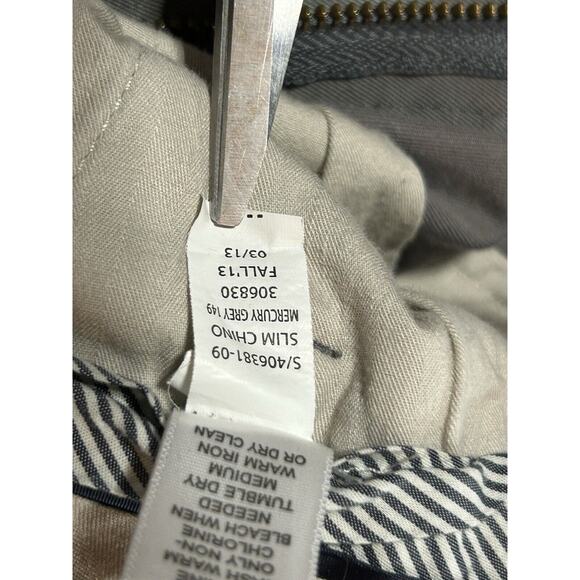 Banana Republic Aiden Chino Mens W30 L30 Pants Khakis Slight Taper Slim - Picture 13 of 16